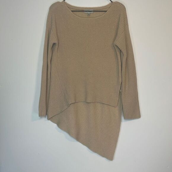 Neiman Marcus Cashmere Asymmetrical Sweater S